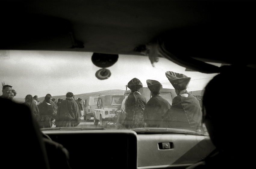 Traffic on the Yushu Road